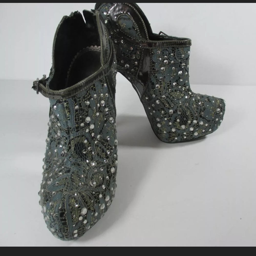 Eva & Zoe Lace Rhinestones Romantic Goth #S5 - Picture 3 of 9